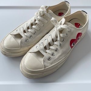 Comme des garçon converse low size 8.5